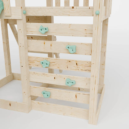 Climbing Frame With Extension & Double Swing - Bramblewick Forest VIII