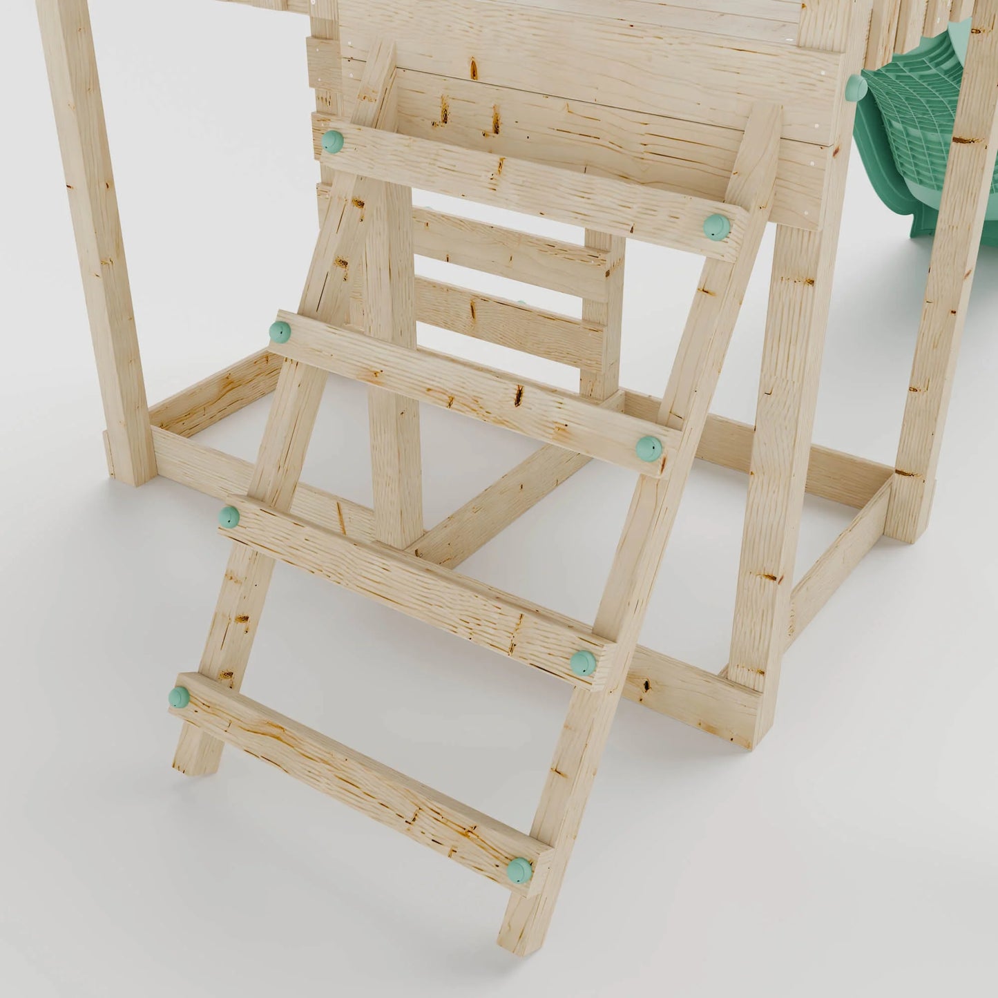 Climbing Frame With Extension & Double Swing - Bramblewick Forest VIII