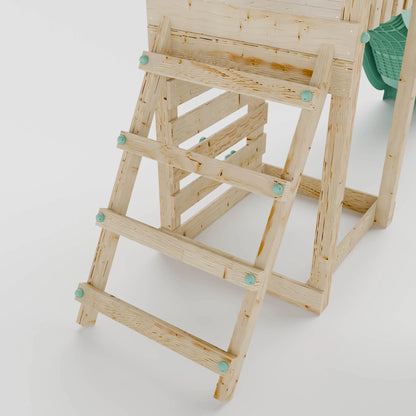 Climbing Frame With Single Baby Swing - Enchanted Grove II