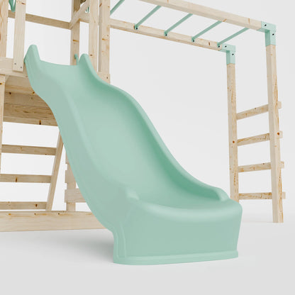 Climbing Frame With Single Swing & Monkey Bars - Eldertree Forest III