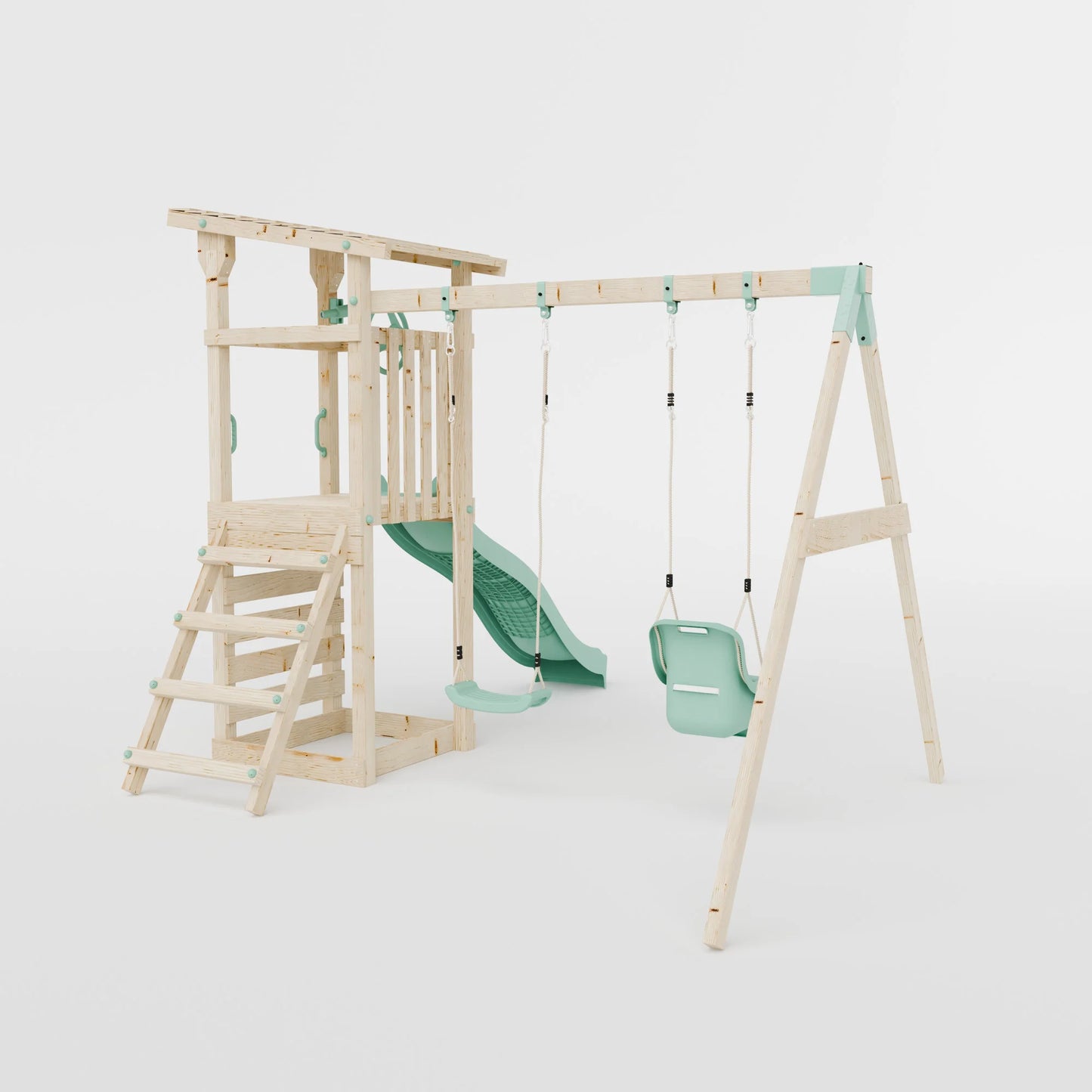 Climbing Frame with Double Swing - Willow Way VIII