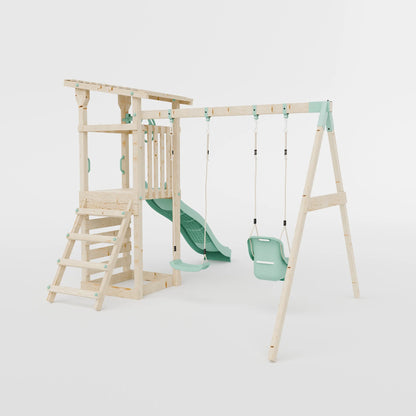 Climbing Frame with Double Swing - Willow Way VIII