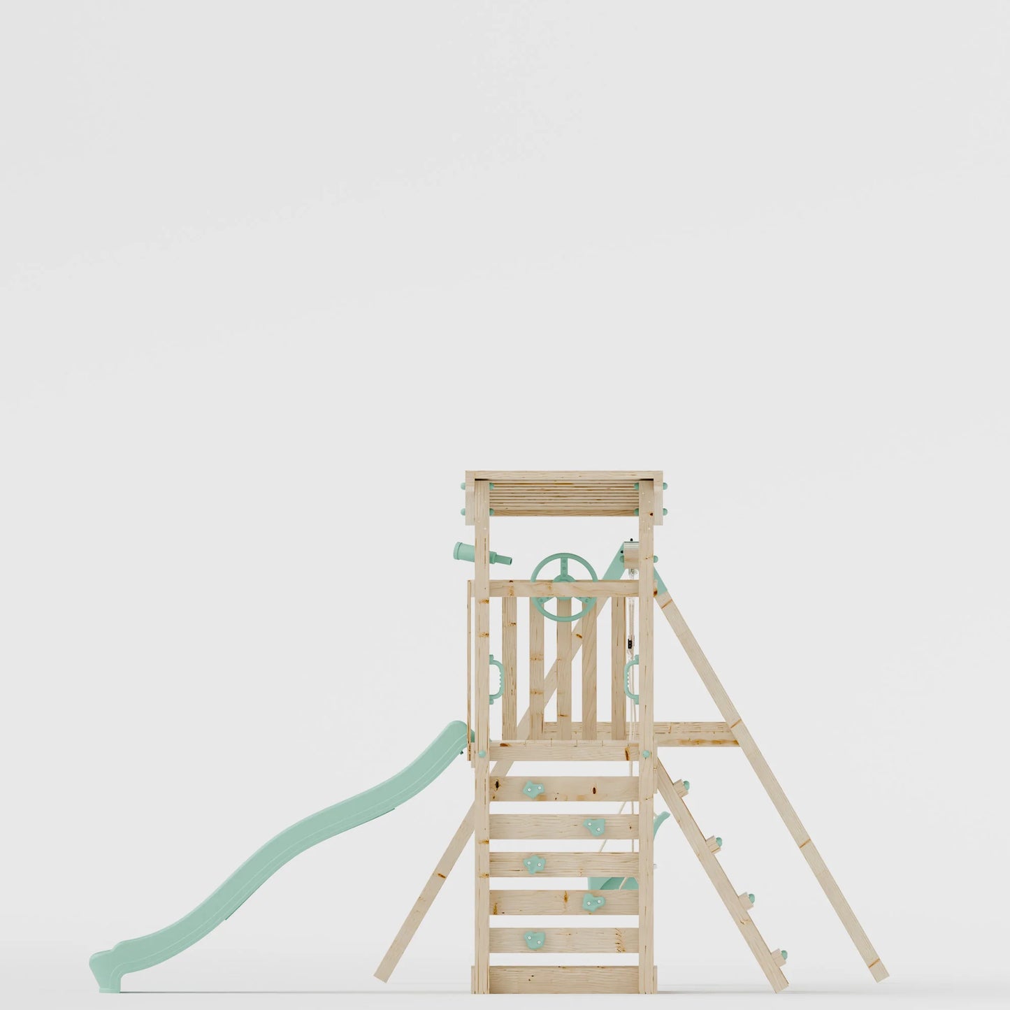 Climbing Frame with Double Swing - Willow Way VIII