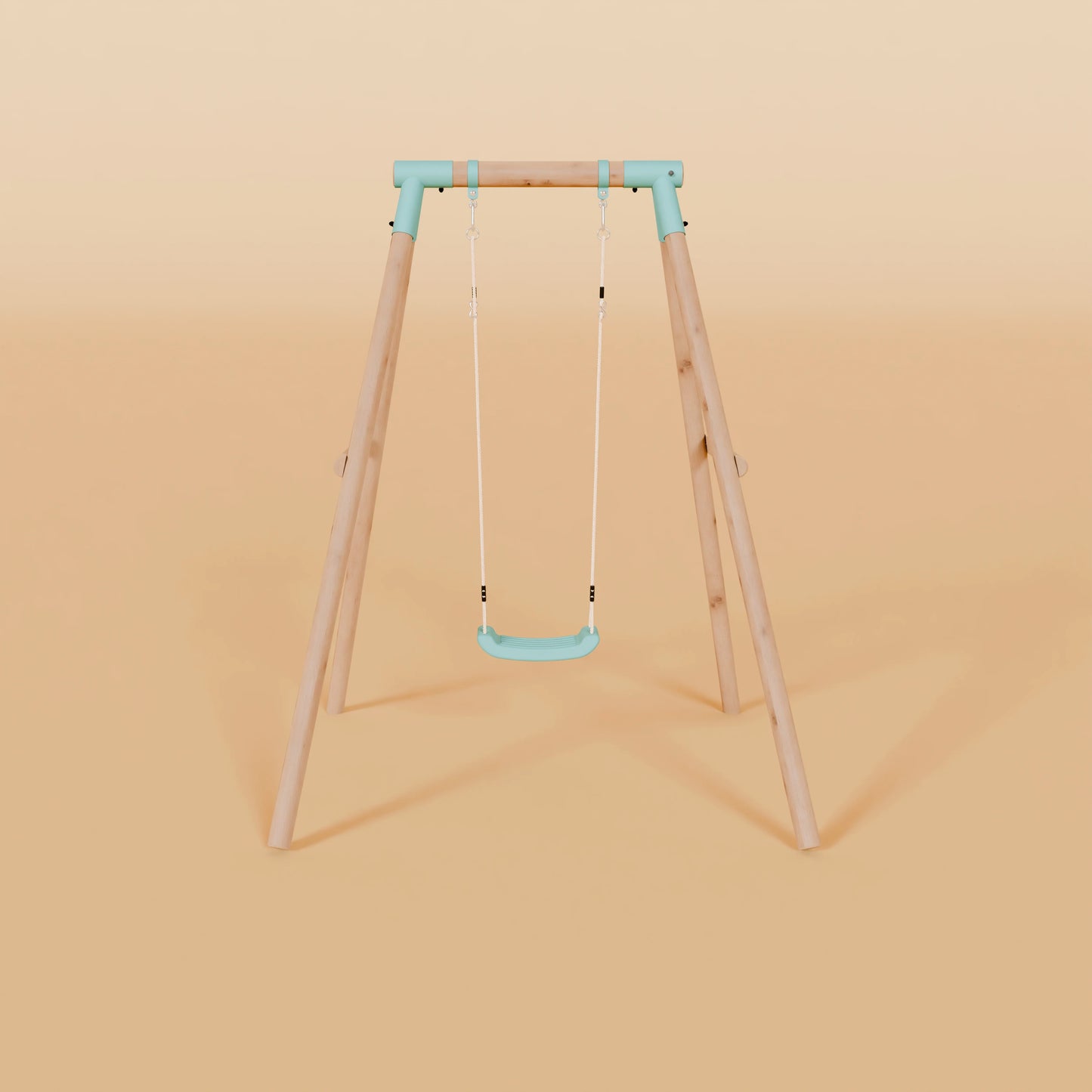 Single Wooden Swing - Evergreen I