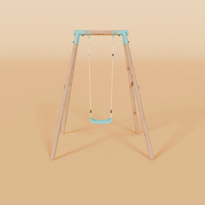 Single Wooden Swing - Evergreen I