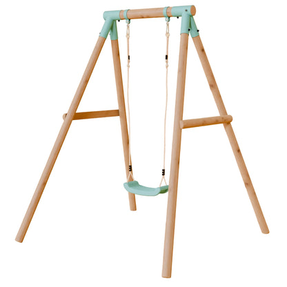 Single Wooden Swing - Evergreen I