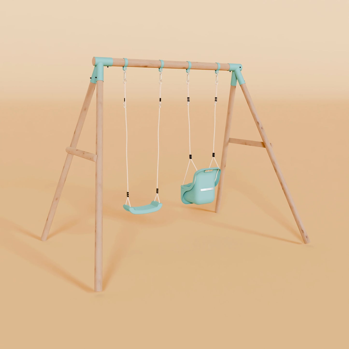 Double Swing Set with Baby Swing - Wildwood II