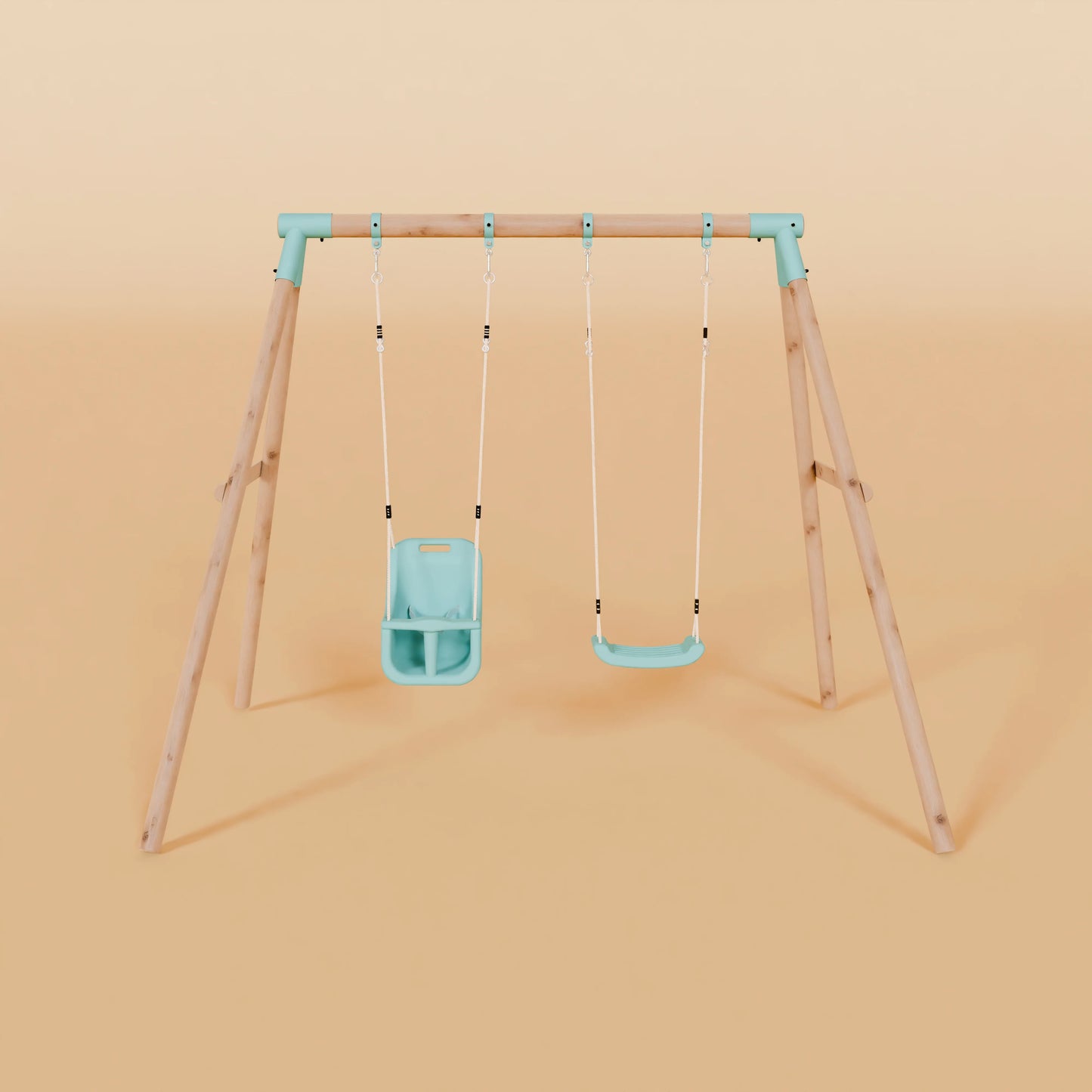 Double Swing Set with Baby Swing - Wildwood II