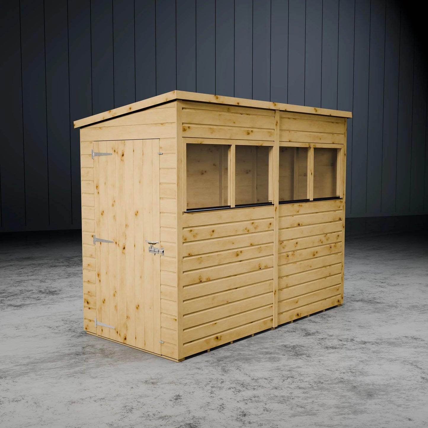 Woodsman Shiplap Pent Wooden Shed