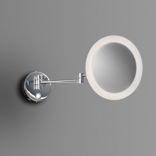 Origins Living Sloane Round Led Magnifying Mirror Chrome