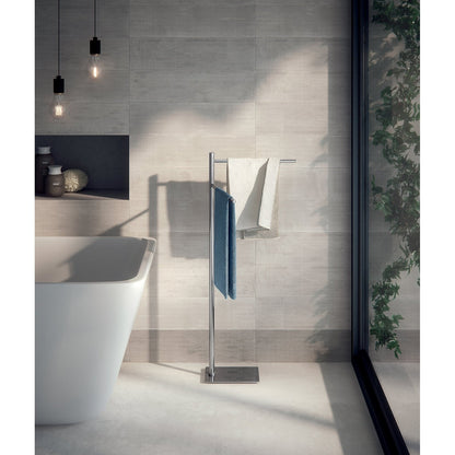 Origins Living Gedy Trilly Towel Stand With 2 Swivel Arms Chrome