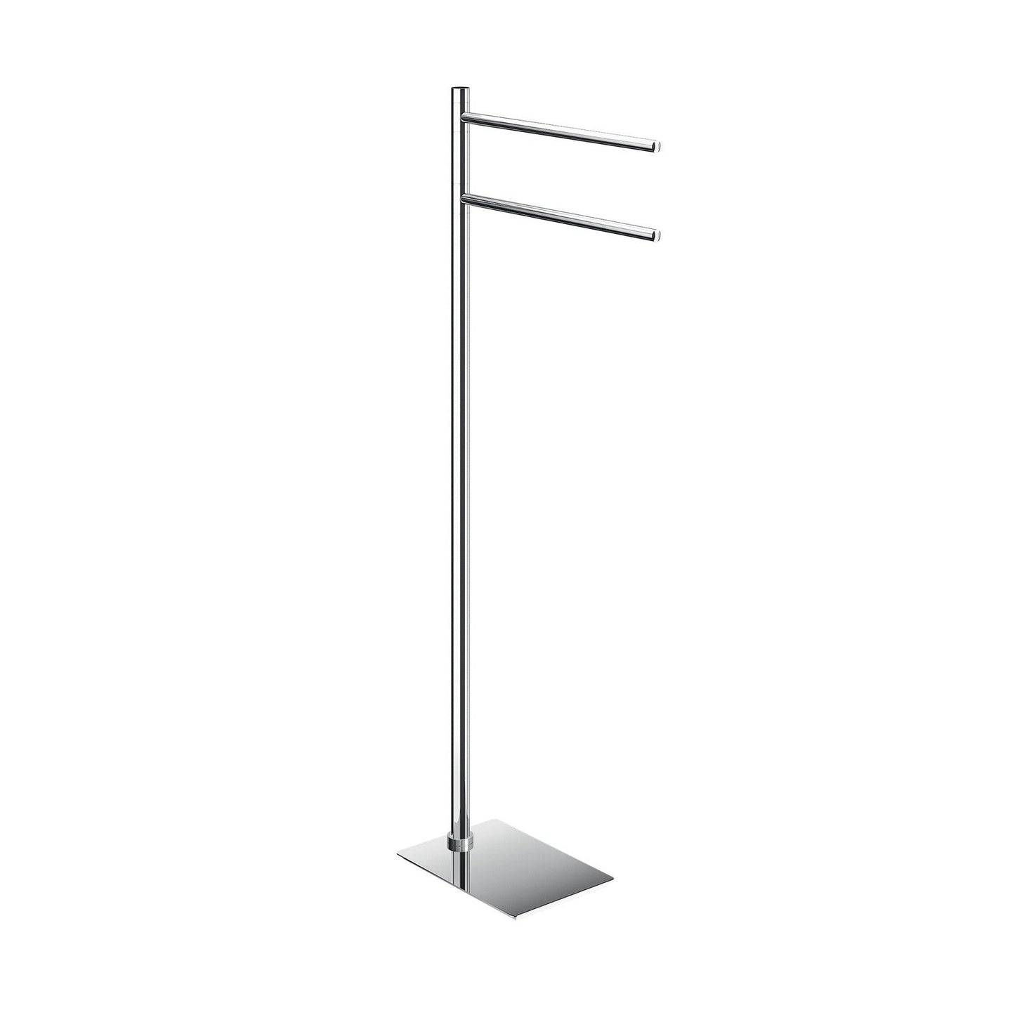 Origins Living Gedy Trilly Towel Stand With 2 Swivel Arms Chrome