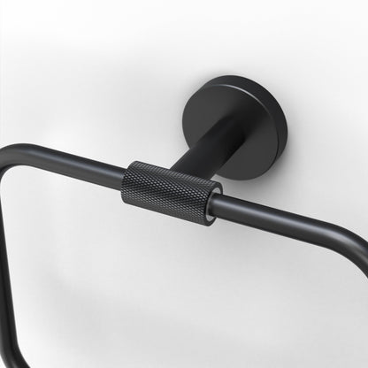 Origins Living Turner Towel Ring Matt Black