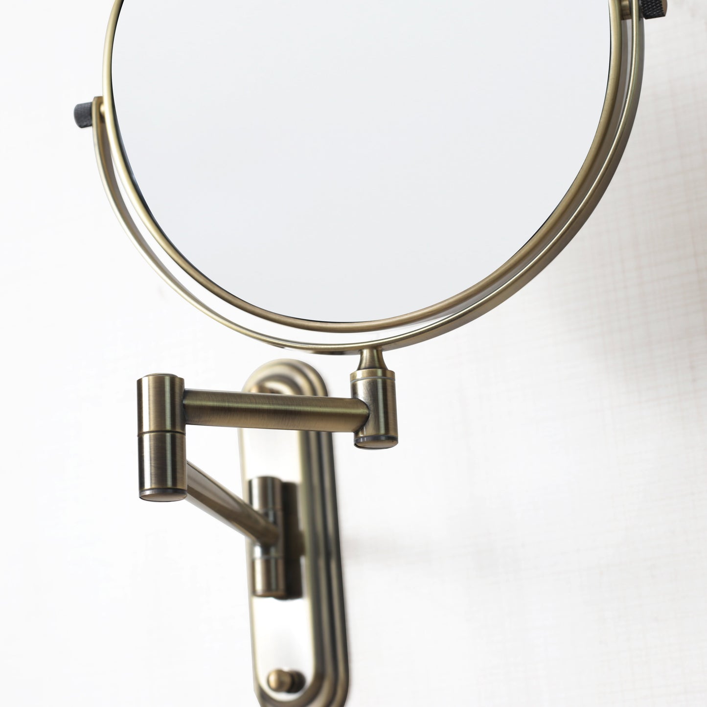 Origins Living Taylor Reversible 5 X Magnifying Wall Mirror Aged Brass