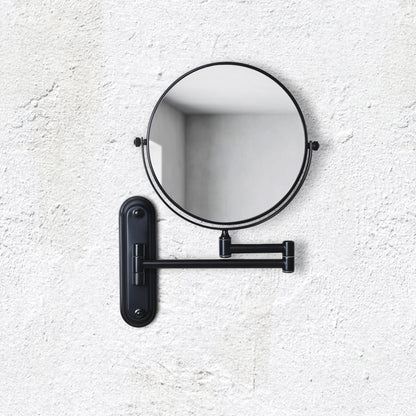 Origins Living Taylor Reversible 5 X Magnifying Wall Mirror Matt Black