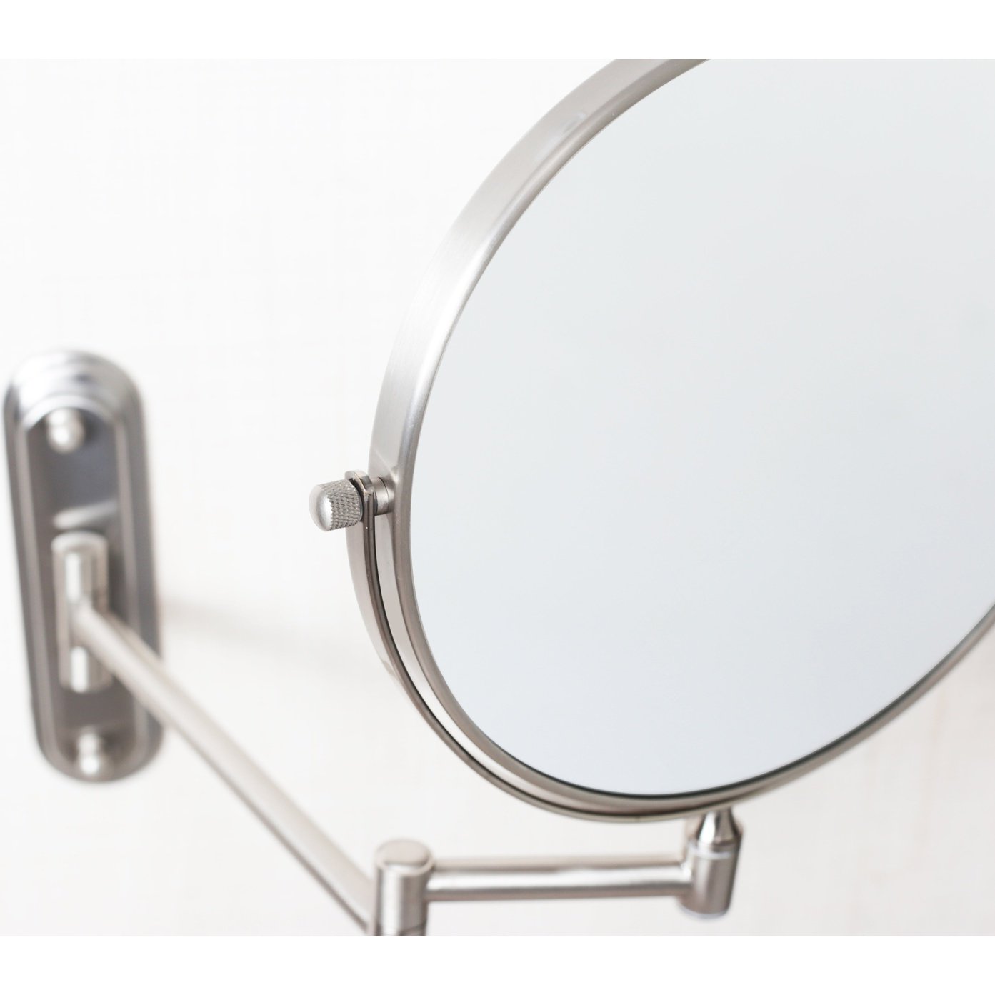 Origins Living Taylor Reversible 5 X Magnifying Wall Mirror Brushed Nickel