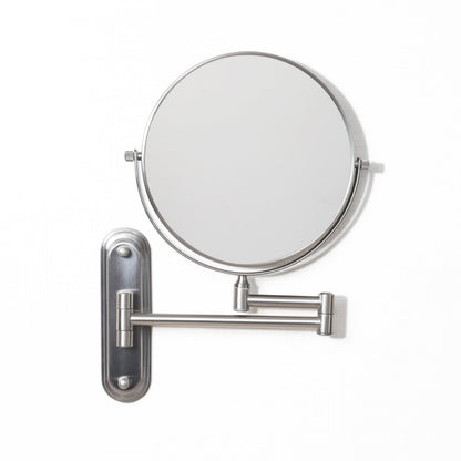 Origins Living Taylor Reversible 5 X Magnifying Wall Mirror Brushed Nickel