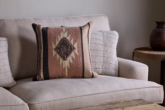 Nkuku Tussi Mara Cushion Cover Dusty Pink
