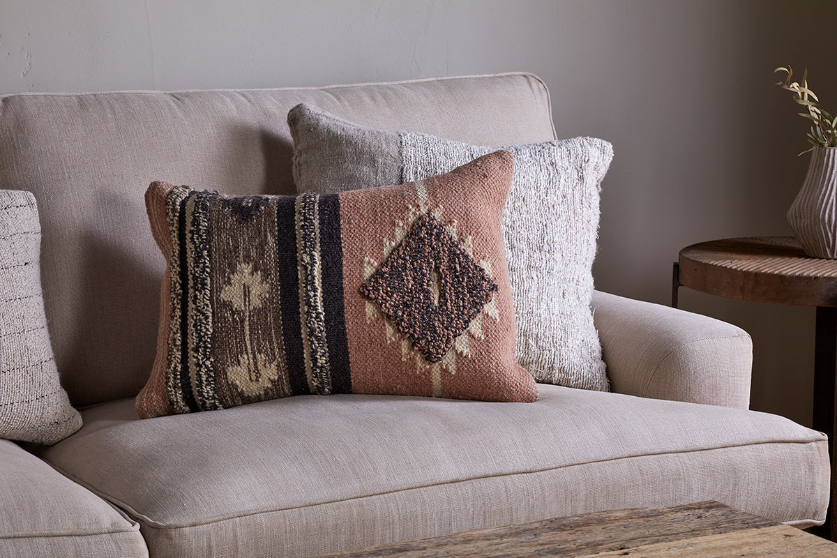 Nkuku Tussi Sia Cushion Cover Dusty Pink