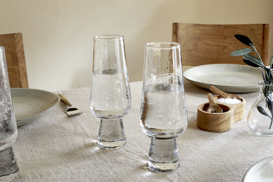 Nkuku Visla Champagne Flute Clear (Set Of 4)