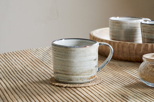 Nkuku Vizo Mug Grey Large