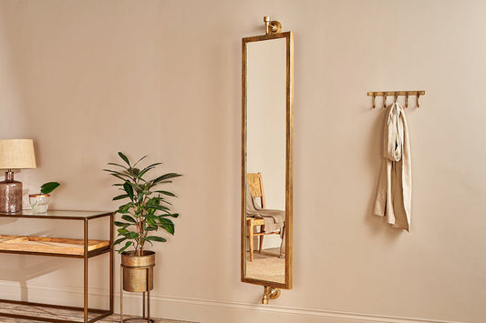 Nkuku Visala Swivel Full Length Wall Mirror Large