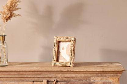 Nkuku Yanis Rattan Photo Frame