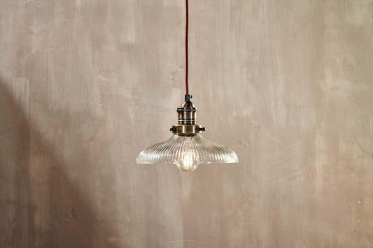 Nkuku Zowie Recycled Glass Pendant Small