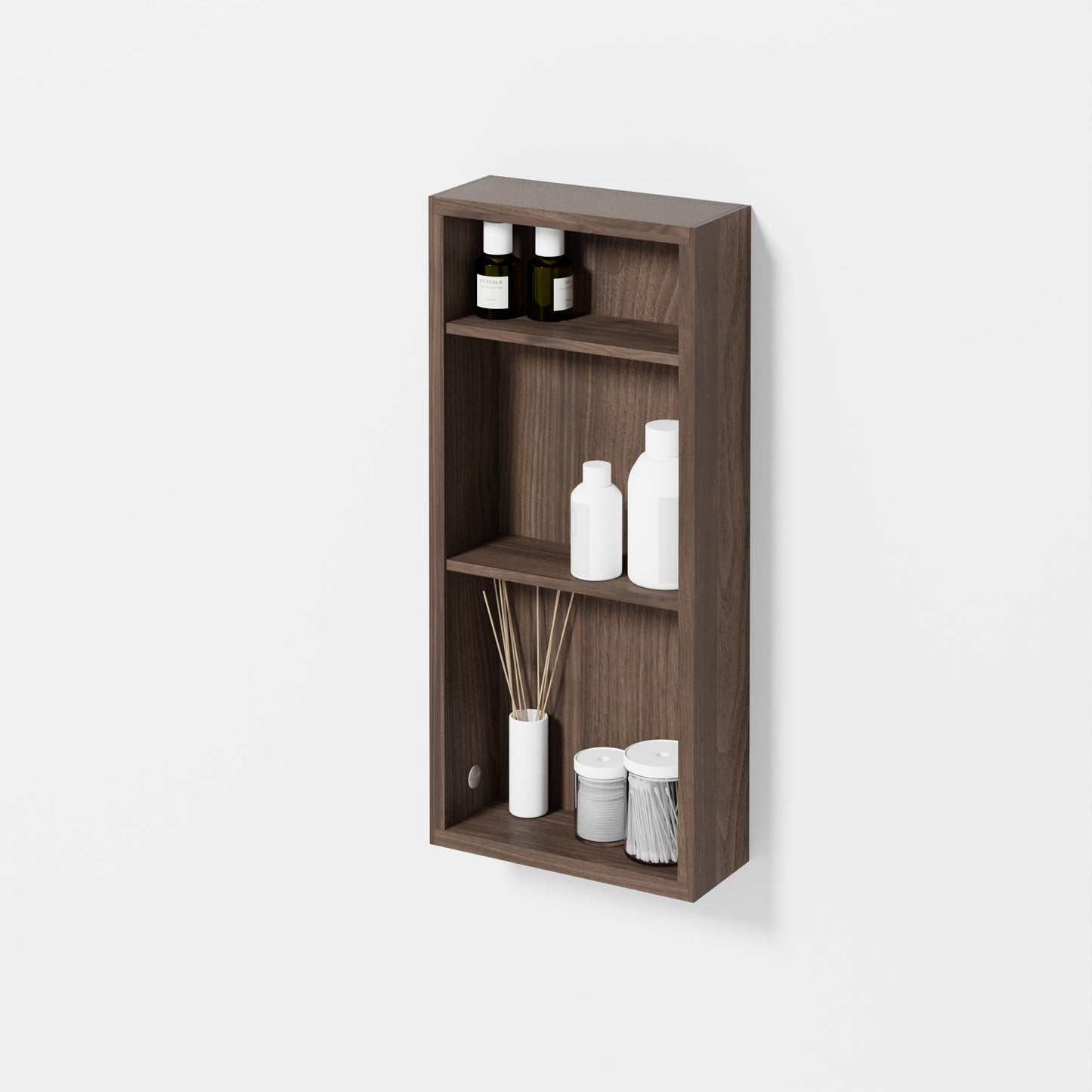 Wireworks Box Shelf Slimline Walnut