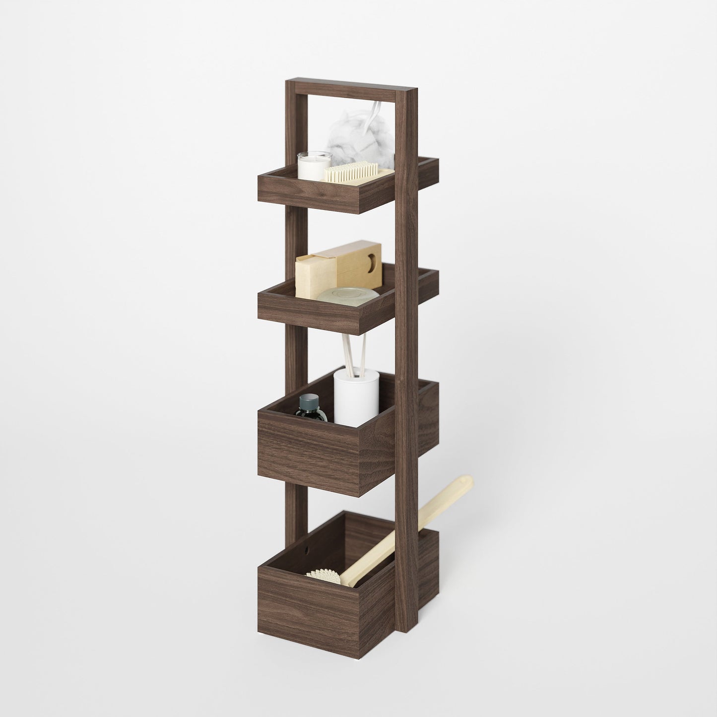 Wireworks Caddy 4 Tray Yoku Walnut