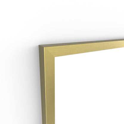 Origins Living Docklands Rectangular Mirror 50x80cm Brushed Brass
