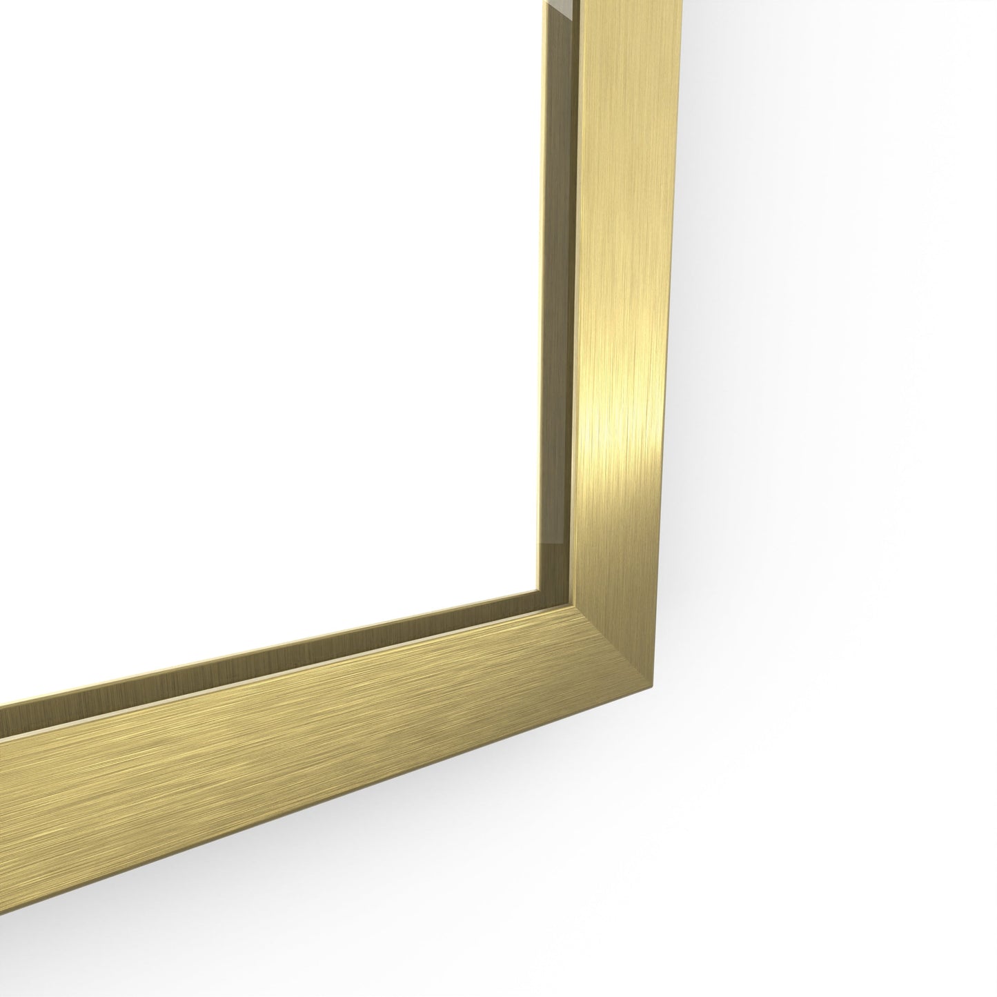 Origins Living Docklands Rectangular Mirror 50x80cm Brushed Brass