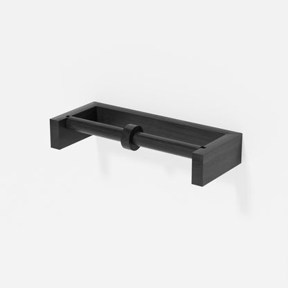 Wireworks Toilet Roll Holder Double Dark Oak