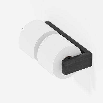 Wireworks Toilet Roll Holder Double Dark Oak