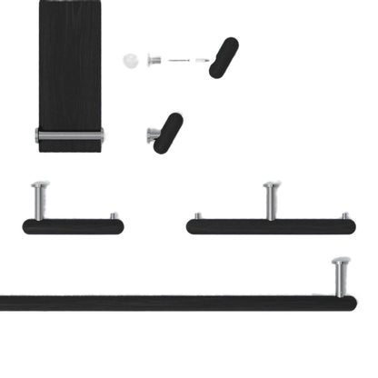 Wireworks Toilet Roll Holder Double Yoku Dark Oak