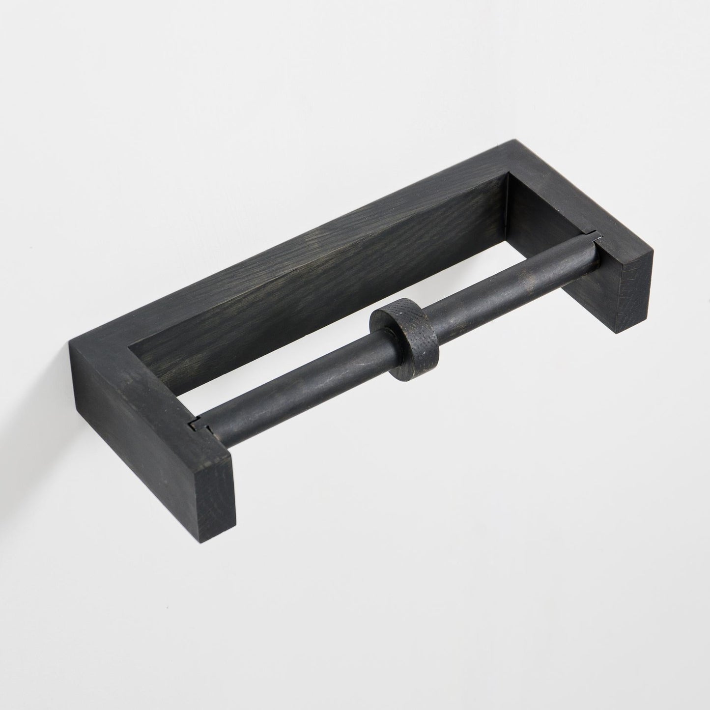 Wireworks Toilet Roll Holder Double Dark Oak