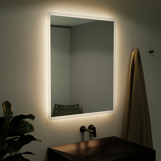 Origins Living Edison Led Illuminated Rectangular Mirror 100 1000 X 800mm