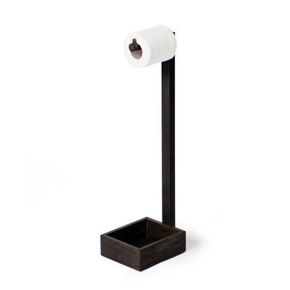 Wireworks Freestanding Roll Holder Mezza Dark Oak