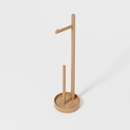 Wireworks Freestanding Roll Holder Yoku Oak