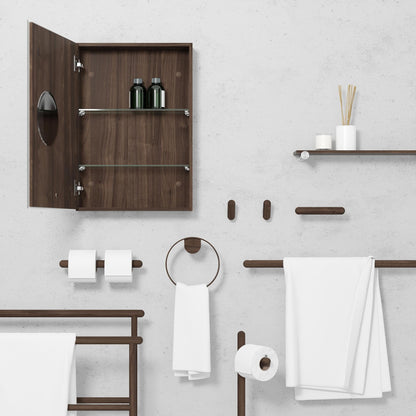 Wireworks Freestanding Roll Holder Yoku Walnut