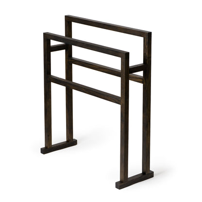 Wireworks Towel Rail Grande Dark Oak