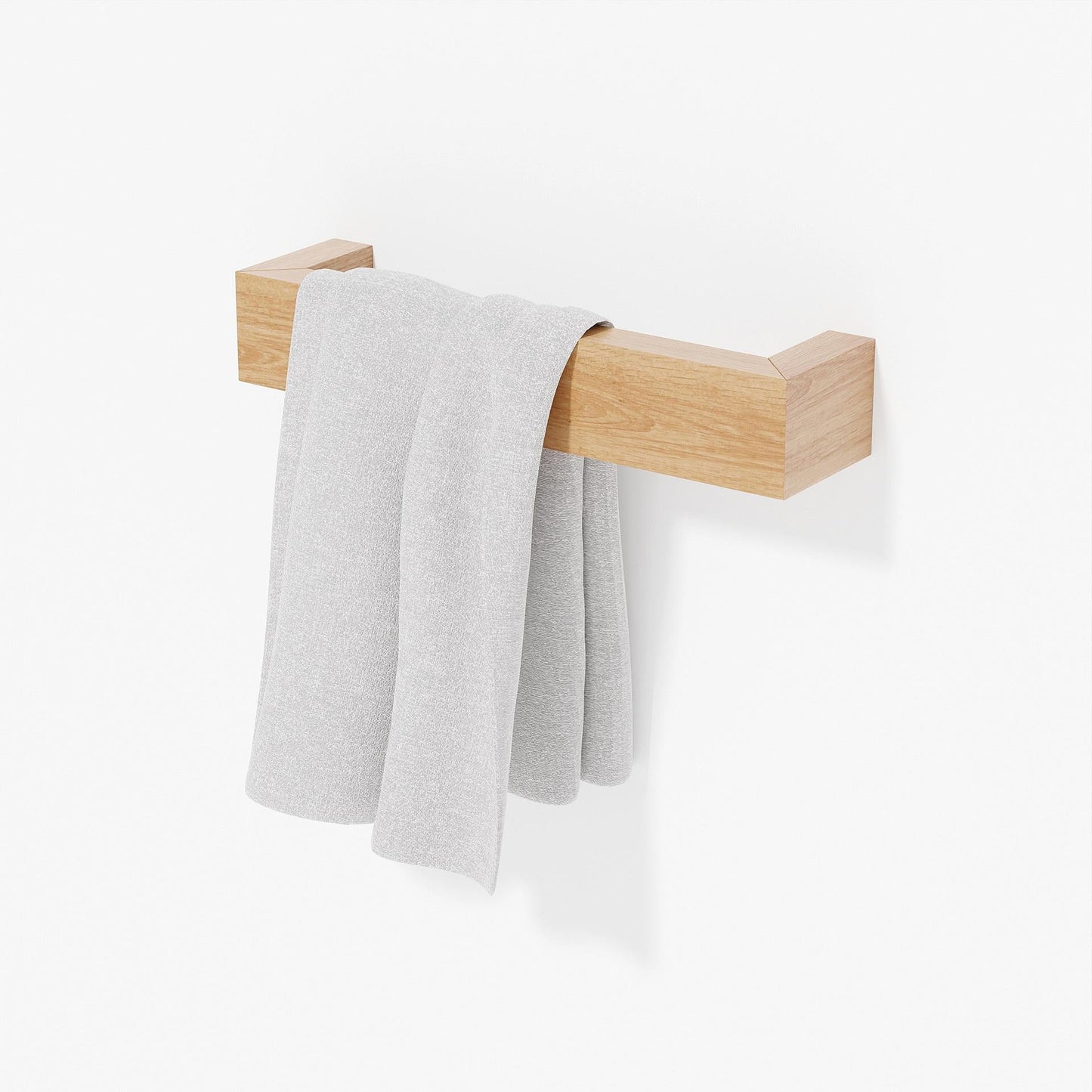 Wireworks Hand Towel Rail Slimline Oak