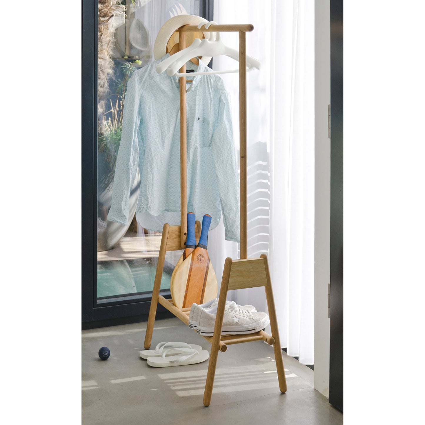 Wireworks Clothes Rail Hang Up Oak