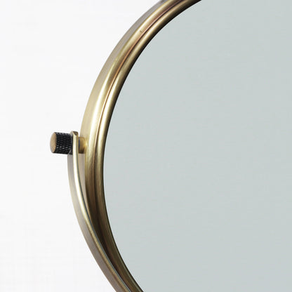 Origins Living Taylor Reversible 5 X Magnifying Wall Mirror Aged Brass