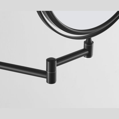 Origins Living Taylor Reversible 5 X Magnifying Wall Mirror Matt Black