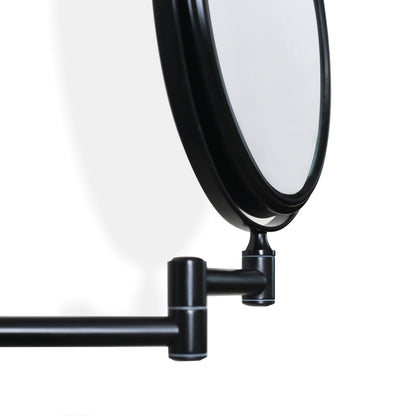 Origins Living Taylor Reversible 5 X Magnifying Wall Mirror Matt Black