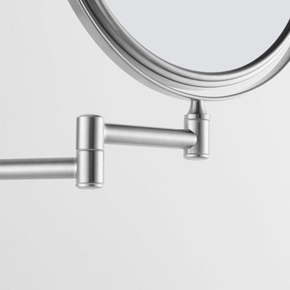 Origins Living Taylor Reversible 5 X Magnifying Wall Mirror Brushed Nickel