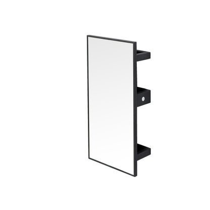 Wireworks Wall Mirror 3 Tray Slimline Dark Oak