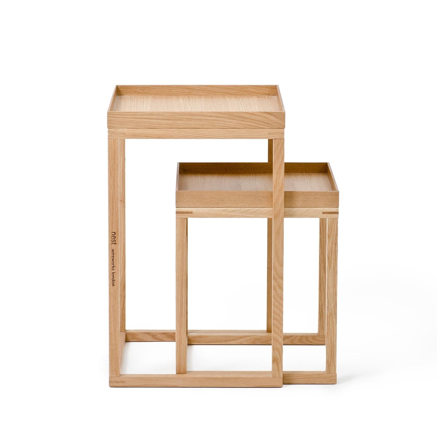 Wireworks Side Table Nest Oak