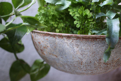 Nkuku Abari Round Hanging Planter